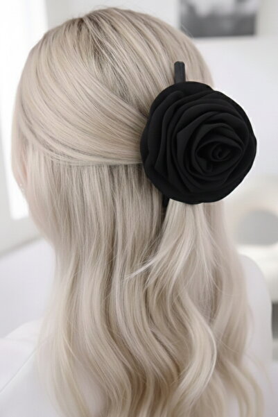 CAŞ DEKORASYON مشبك مزلاج وردي اللون أسود