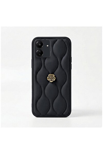 Pro Aksesuar حافظة جلدية متوافقة مع هاتف Xiaomi Redmi 13C باللون الأسود