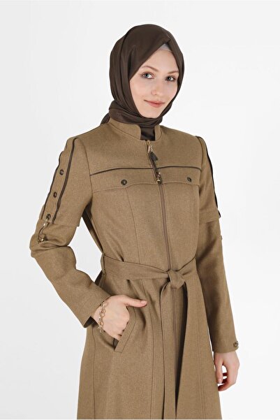 Alvina KUŞGÖZÜ DETAYLI KUŞAKLI PARDESÜ 10490