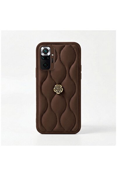 Zebana Xiaomi Redmi Note 10 Pro Max Compatible Case Zebana Camellia Leather C...