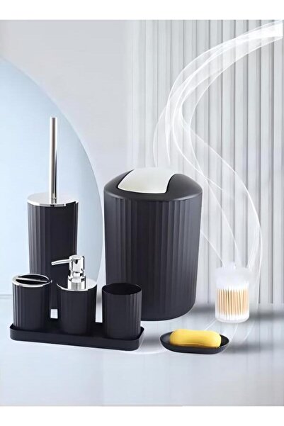 DOMEET مجموعة إكسسوارات حمام من 8 قطع، مجموعة هدايا بلاستيكية، مجموعة حمام دا...