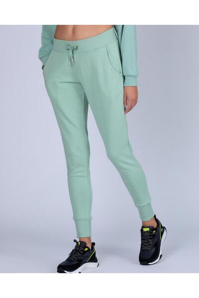 Kappa Logo Zalia Women's Green Skin Fit Sweatpants