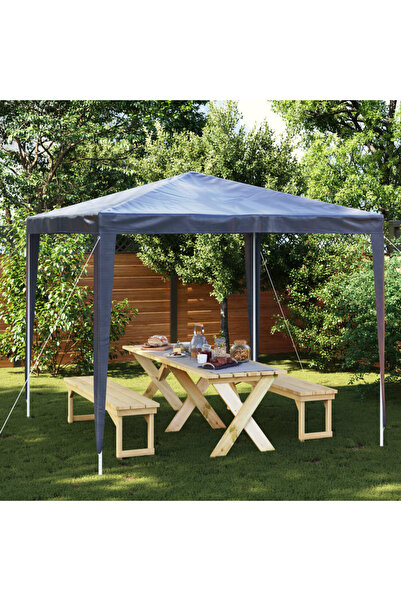 vidaxl خيمة حفلات 2.5×2.5 متر أزرق