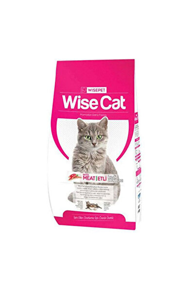 Wise Cat Meat Etli ve Pirinçli Yetişkin Kedi Maması 15 Kg