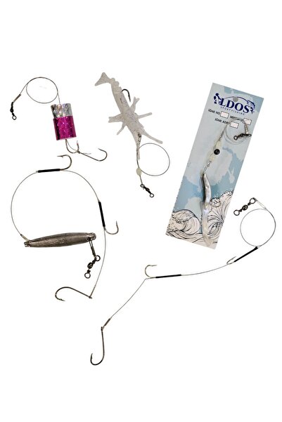 ALDOS Lüfer Levrek Avcısı Çelik Telli Kurşunlu Uzun Olta Lüfer Takımı Tam Takım Lüfer Seti