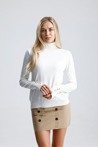 Figo Γυναικείο πουλόβερ με μανικετόκουμπα