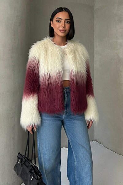 ALFUDO Moda Collection Soft Textured Fur Coat