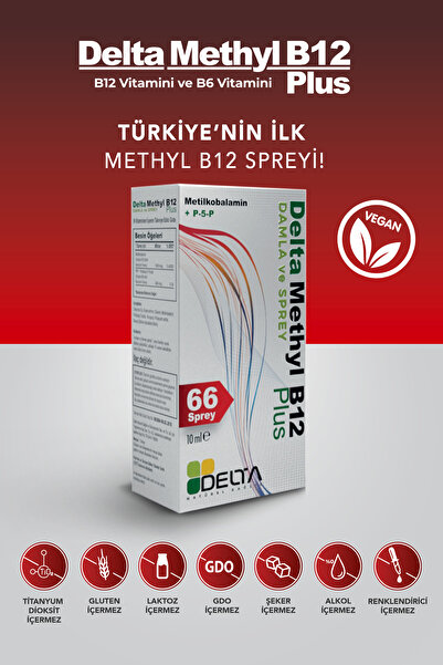Dens Delta Naturel Methyl B12 Plus Methylcobalamin Sprey 10ml