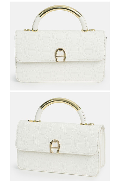 AG New Vintage Handbag Shoulder Tote Bag Diamond Quilted Embossed Commuter Shoulder Bag