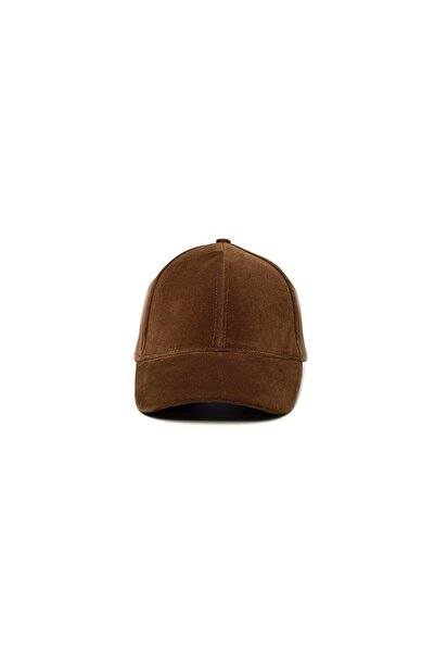 OnMyHead Unisex Brown Suede Cap