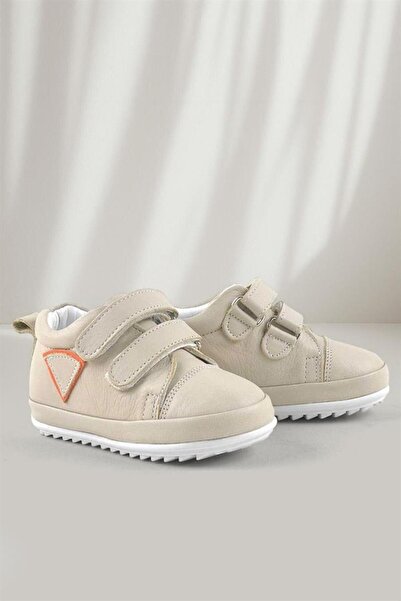 Rakerplus Scrat Genuine Leather Cream First Step Shoes