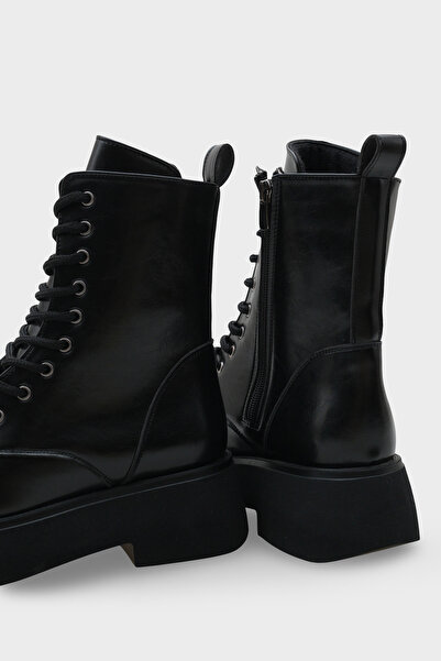 Capone Outfitters Dámské boty Melessa s kulatou špičkou a bočním zipem na podrážce Trak