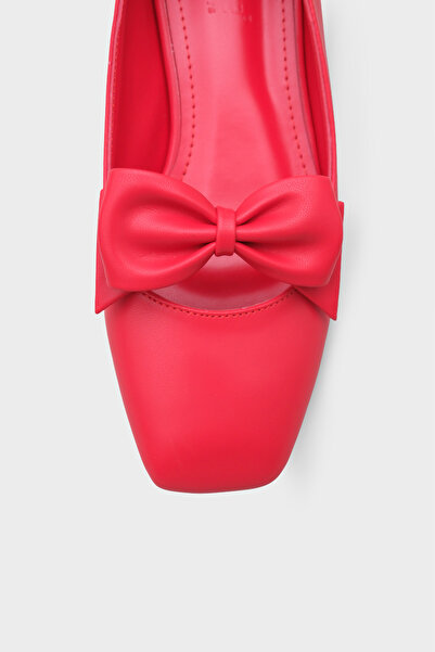 Capone Outfitters Helaina Short Heeled Bow Women's Shoes