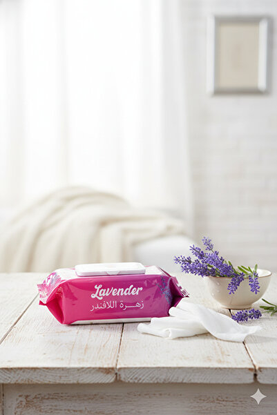 WET WİPES مناديل مبللة للاستخدام الشخصي من كلر فلاي برائحة زهرة اللافندر 120*...