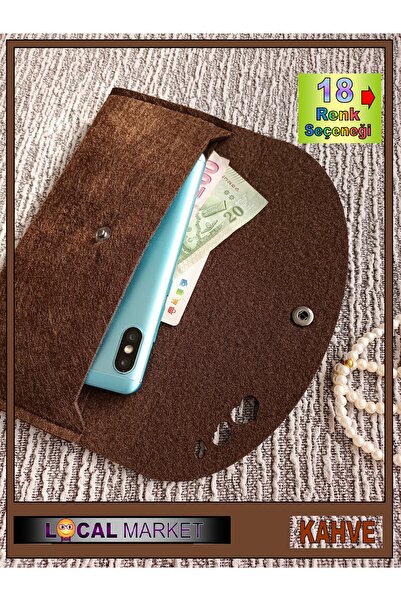 LOCAL MARKET Wallet Double Compartment, Stylish Design, Snap Closure Hand Wallet, Mobile Phone Bag