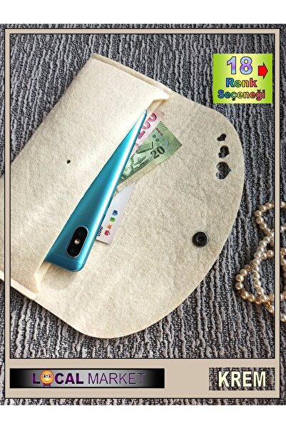 LOCAL MARKET Wallet Double Compartment, Stylish Design, Snap Closure Hand Wallet, Mobile Phone Bag