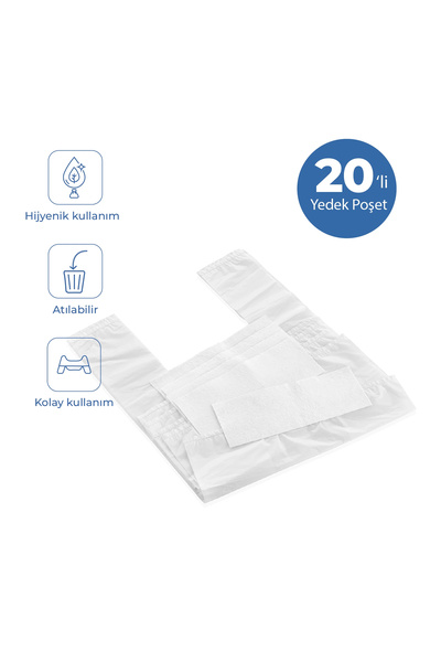 Babyjem Sızdırmaz & Süper Emici Lazımlık Yedek Poşeti - 20 Adet