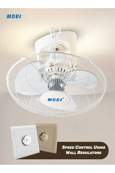 modi Ceiling Mounted Orbit Fan with Oscillation 16-Inch 3-Speed Control