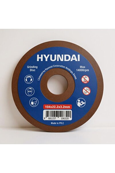 Hyundai Zincir Bileme Diski 104×22,2×3,2 mm – Motorlu Testere Bileme Taşı