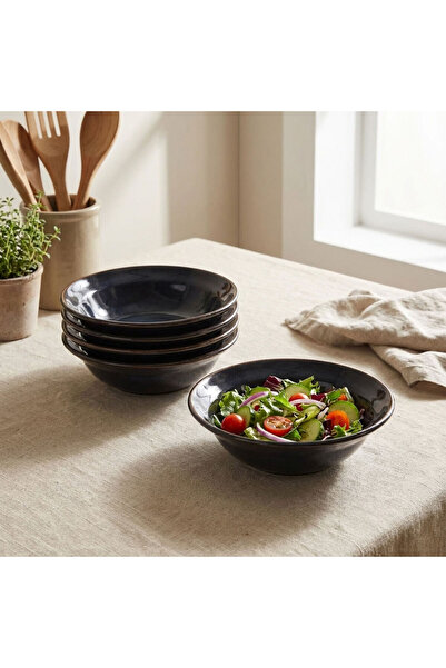 Güral Porselen Valeron 6 Pieces 15 cm Soup Bowl Reactive Oasis Vr 1131