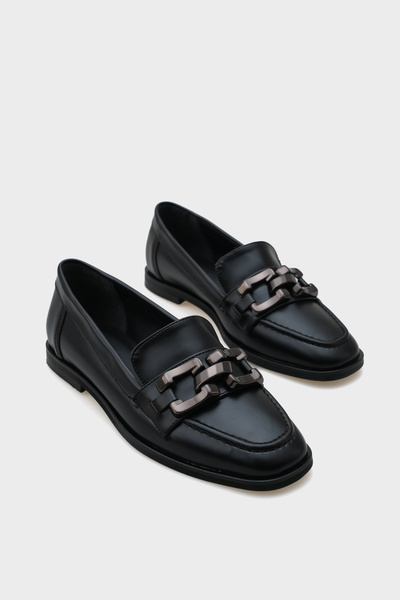 Capone Outfitters Жіночі туфлі-мокасини Carina з металевою пряжкою