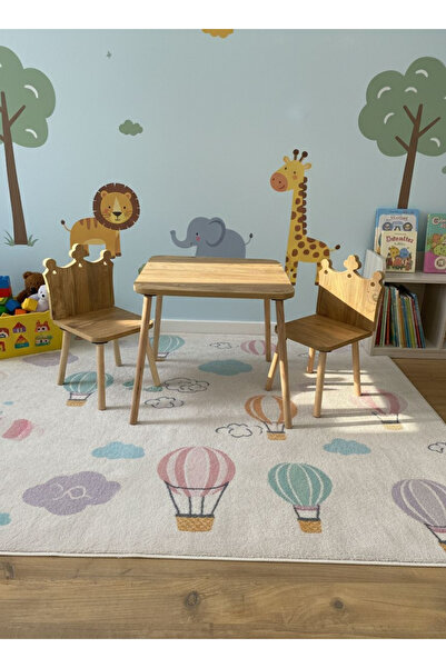 varje Çocuk Masa Sandalye Takımı Aktivite Masası Çalışma Masası 1 Adet Masa 2...