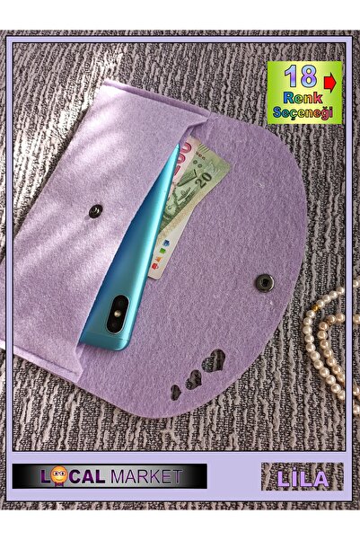 LOCAL MARKET Wallet Double Compartment, Stylish Design, Snap Closure Hand Wallet, Mobile Phone Bag