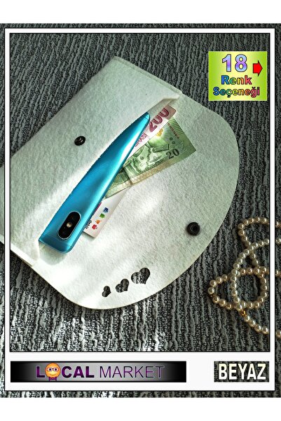 LOCAL MARKET Portofel cu două compartimente, design elegant, portofel cu închidere rapidă, geantă pentru telefon mobil