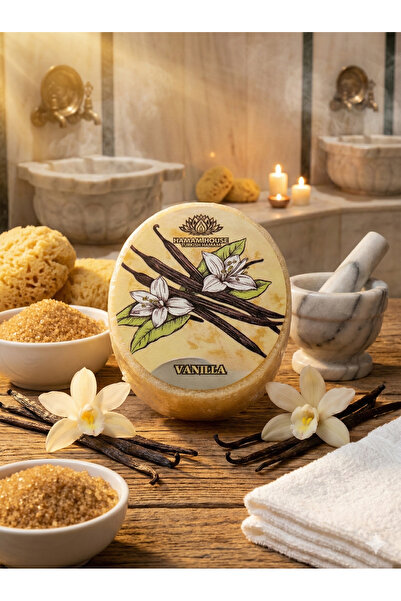 HAMAM HOUSE TURKISH HAMAM Natural Sponge Soap with Vanilla Extract
