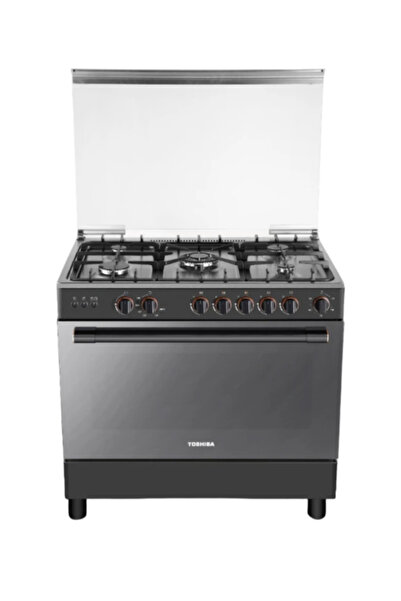 Toshiba 5 Burner Gas Cooking Range RLA1-90MG5GE(GMR)-SA Silver