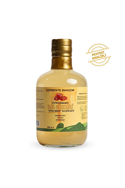 Fermente Bahçem Doğal Bal Sirkesi 500 ml (PESTİSİT ANALİZLİ)