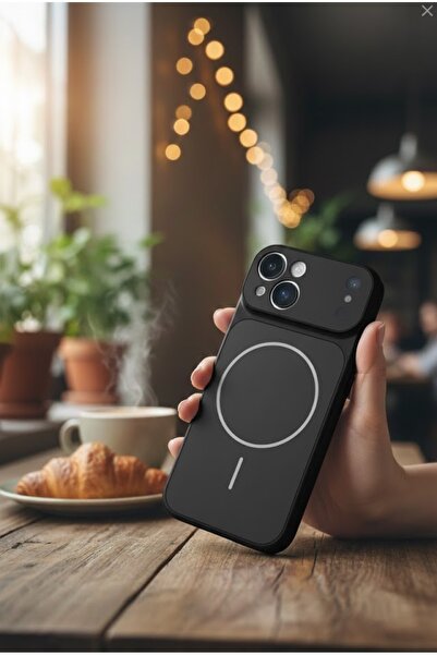 emybox غطاء هاتف آيفون 15 متوافق مع ماج سيف (بمظهر سلسلة 17) مع حماية للكاميرا