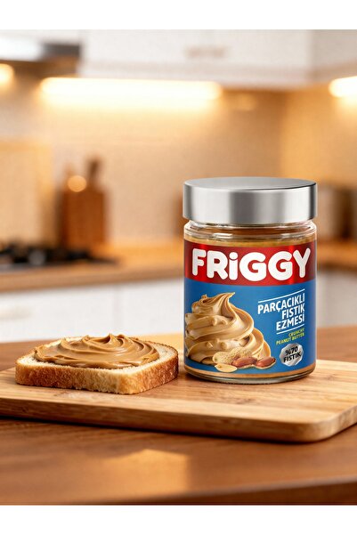 FRİGGY Parçacıklı Fıstık Ezmesi %70 Fıstık 320GR