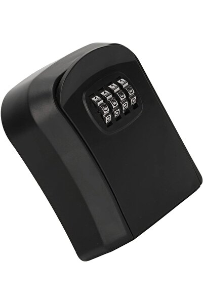 usin 4 Hane Şifreli Sert Plastik Dış Mekan Su Geçirmez Anahtar Saklama Gizleme Dolabı Kutusu Kasası