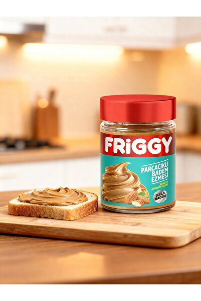 FRİGGY Parçacıklı Badem Ezmesi %42.8 Badem 320GR