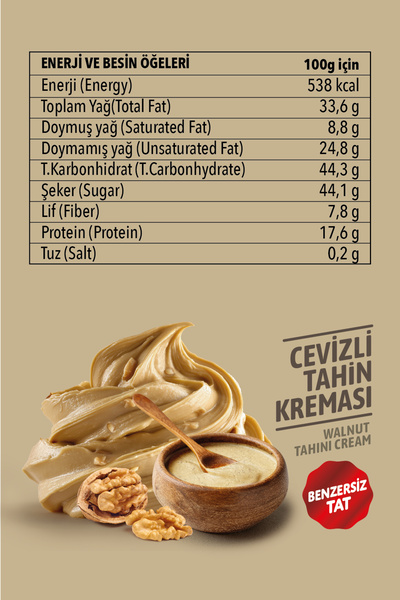FRİGGY Cevizli Tahin Kreması 320GR