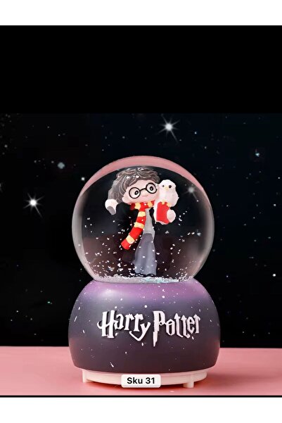 XTRIKE ME Harry Potter İçi Dönmeli Üflemeli Işıklı Müzikli Kar Küresi Büyük Boy