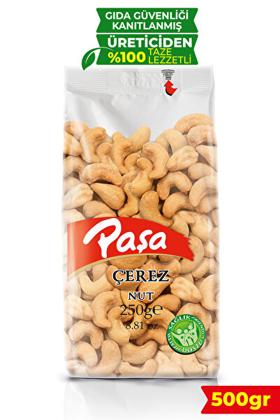 Paşa Kuruyemiş Kavrulmuş Kaju 500 gr - (Tuzlu Kaju Fıstığı)