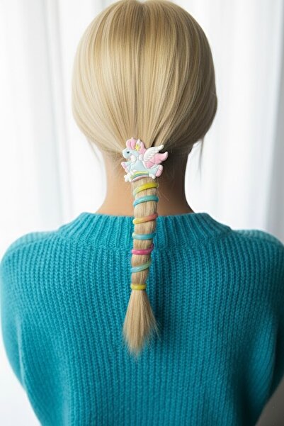 CAŞ DEKORASYON Cataramă în spirală cu arc de culoare albastră