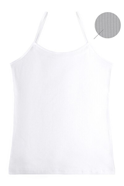 Donella 5-Pack Corded Fabric Cotton Stretch Fabric Women's Undershirt 2323Pd2