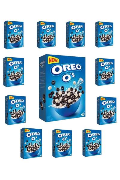 Oreo O’s Cereal Kakao Aromalı Kahvaltılık Gevrek 350 g x 12 Adet