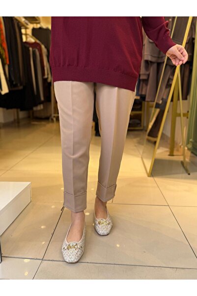 Sentez 5621 هيرا بنطلون بيج