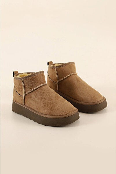 STİL SİDELYA Women's New Season Furry Thick Sole Boots