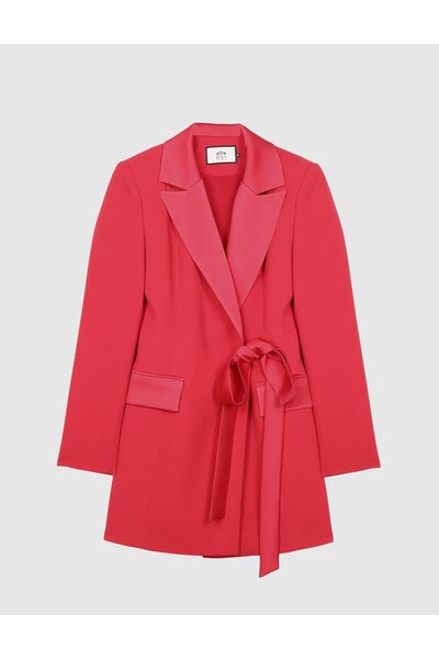 İLVİ Abelia Kırmızı Kadın Ceket Elbise