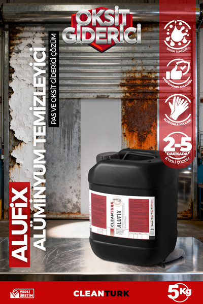 CleanTurk ALUFiX Alüminyum Temizleyici | Parlatıcı, Pas ve Oksit Giderici Yüz...