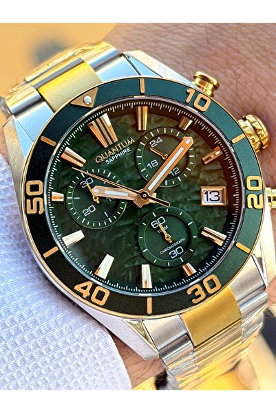 Quantum Sapphire Cizilmez Cam Çelik Kordon İç Kadran Fonksiyonları Aktif 10 Atm Erkek Kol Saat MQ270