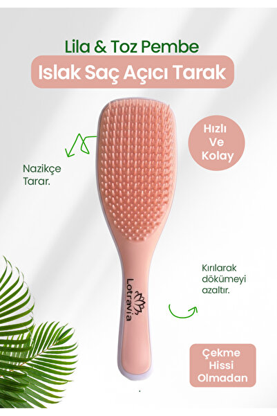 Lotravia Υγρό χτένισμα για ανοιχτόχρωμα μαλλιά λιλά & ροζ σκόνη