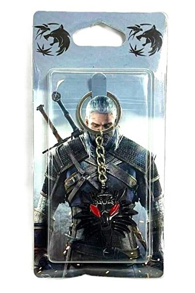 DÜKKAN DESİGN Breloc negru The Witcher 3 Wild Hunt
