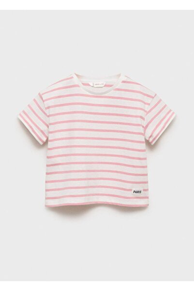 MANGO Baby Yamalı çizgili tişört