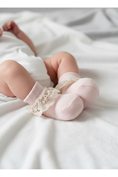 arTci COLLECTİON Kız Bebek Patik - Pembe